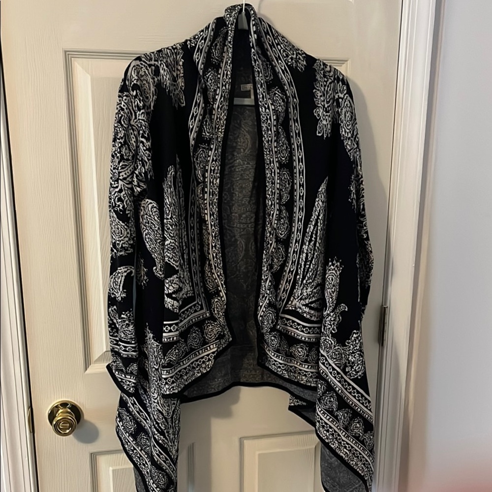Dana Buchman Monochrome Knit Cardigan